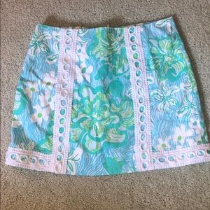 Lily pulitzer skirt with built in shorts